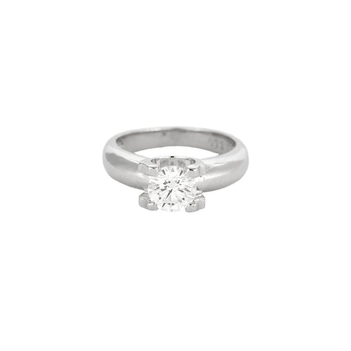 Bague 44 Solitaire or blanc et diamant 58 Facettes 240425