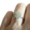 Bague Bague au design contemporain avec diamants 58 Facettes Q360B(129)