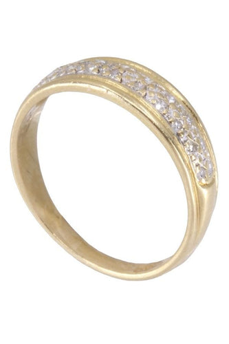 Bague 50 BAGUE JONC PAVAGE DIAMANTS 58 Facettes 086331