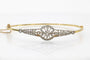 Bracelet Bracelet en or et platine avec diamants, vers 1920 58 Facettes 10585