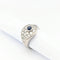 Bague Bague en or blanc diamants et saphir 58 Facettes 29701