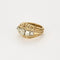 Bague 50 Bague en Or jaune & blanc 18k Diamant 58 Facettes CHAL0552