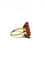 Bague 53.5 Bague intaille or et cornaline 58 Facettes