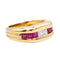 Bague 54 Bague Or jaune Diamant, Rubis 58 Facettes 3182207CN