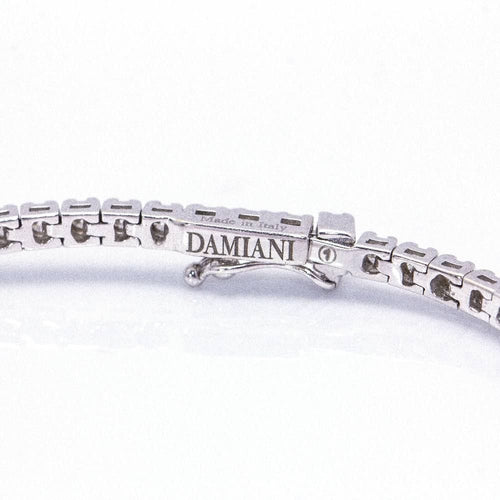 Bracelet DAMIANI - Bracelet Rivière Diamant Or blanc 58 Facettes D360377CS