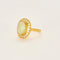 Bague 54 Bague opale diamants 58 Facettes