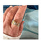 Bague Bague Tank ancienne "pont à livre ouvert "des années 40-50 Diamants Or 18 K 58 Facettes AA 1700