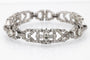 Bracelet Bracelet Art Déco unique en platine avec diamants 58 Facettes 10501