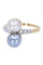 Bague BAGUE PERLES ET DIAMANTS ART-NOUVEAU 58 Facettes 094681