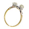 Vintage Belle Epoque diamond Toi & Moi engagement ring 