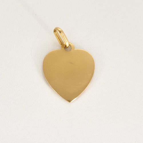 Pendentif AUGIS - Médaille sentimentale en or jaune 58 Facettes GAP1821X2