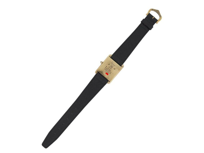 Montre vintage montre must de CARTIER tank 23 mm vermeil argent plaque or quartz 58 Facettes 136565