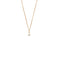 Collier COLLIER  OR ROSE 2 DIAMANTS O,22ct 58 Facettes M8927