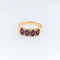 Bague 58 Bague en or jaune rubis et diamants 58 Facettes 31234