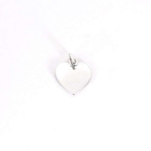 Pendentif AUGIS-Médaille d'amour coeur rubis or blanc 58 Facettes