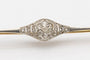 Broche Broche Art Déco en or jaune et platine, diamants, première moitié du XXe siècle 58 Facettes 10916