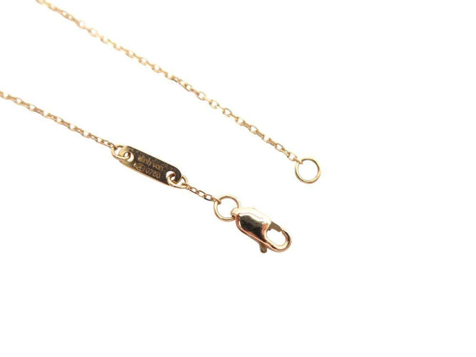 Collier collier DINH VAN 608113 le cube or jaune 18k & saphir jaune 58 Facettes 268003