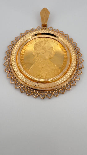 Pendentif Pendentif pièce 4 ducats 58 Facettes