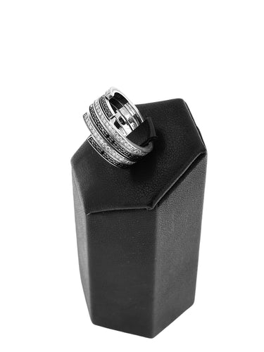 Bague 51 DINH VAN - Deux bagues "spirales" or blanc diamants 58 Facettes