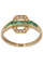 Bague 49 Bague moderne émeraudes et diamants 58 Facettes 085421