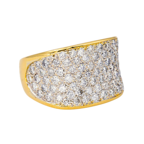 Bague 53 Bague Cocktail Or jaune Diamant 58 Facettes 4127669CN