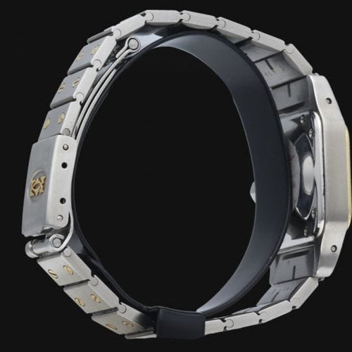 Montre Cartier Montre Santos Dame Or Jaune 18K Et Acier 58 Facettes MT42477