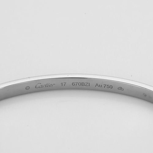 Bracelet Cartier - Love - Petit Modèle - Bracelet en or gris 58 Facettes CAN1541