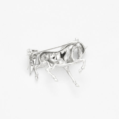 Broches Broche cheval diamants 58 Facettes 37100043