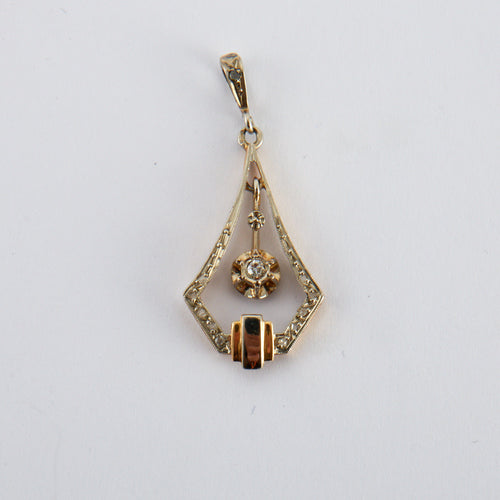 钻石吊坠 Art Deco