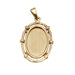 Pendentif Pendentif ovale en or jaune 58 Facettes E363703F