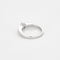 Bague 54 Bague solitaire en or blanc et diamant 58 Facettes GU293