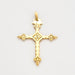 Pendentif Croix jeannette or jaune 58 Facettes 36604493