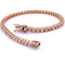 Bracelet BRACELET UNISEXE « TENNIS » - OR ROSE 18 KT - DIAMANTS 58 Facettes