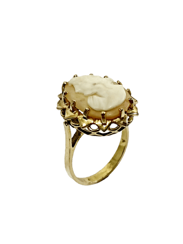 Bague 55 Bague Camée Or Rose 58 Facettes 3088/1
