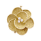 Broche Broche fleur en or jaune et diamants. 34685 58 Facettes 34685