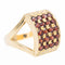 Bague 52 Bague Cocktail Or jaune Grenat, Diamant 58 Facettes 2308821CN