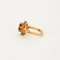 Bague Bague en or jaune et pierre de synthèse orange 58 Facettes 240179