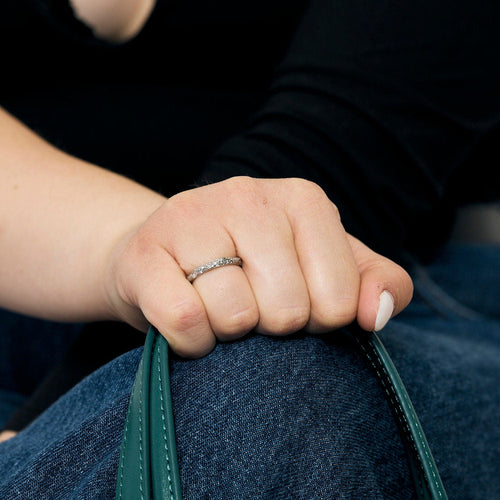 Bague 49 Bague en Or blanc 18k 58 Facettes SAI0581