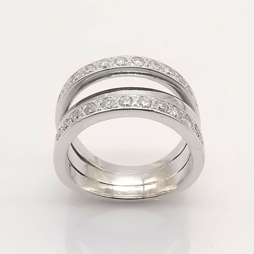 Bague 58 Bague or & diamants 58 Facettes