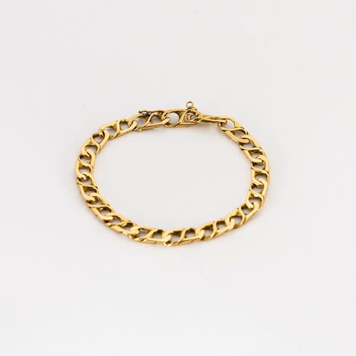 Gourmette or jaune 58 Facettes