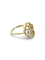 Bague 55 Bague or jaune 18k et diamants 58 Facettes 00006401