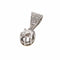 Pendentif Pendentif en or blanc 750 avec diamants 58 Facettes