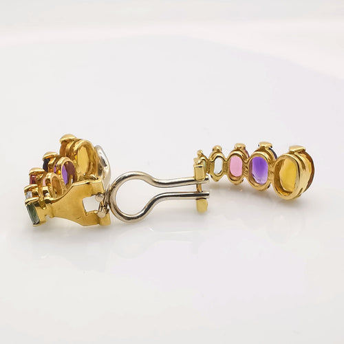 Boucles d'oreilles Boucles d'oreilles en pierres précieuses 58 Facettes