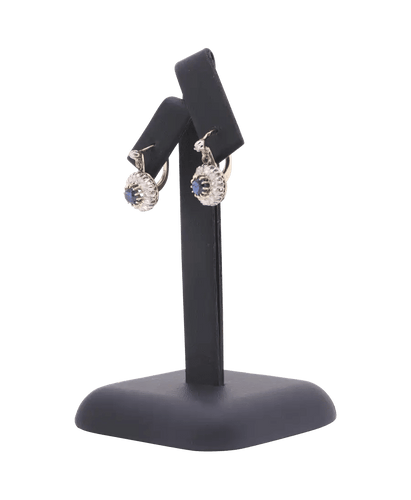 耳环 复古魅力 18K黄金 蓝宝石 钻石 58 Facettes BO220299/CHARMEDANTAN/PHOTO