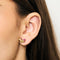 Boucles d'oreilles Boucles d'oreilles en or jaune et rubis 58 Facettes LP1164
