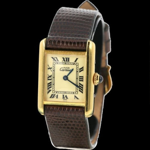 Montre Cartier Montre Tank Vermeil 58 Facettes MT43330