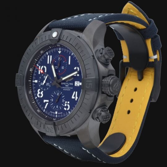 Montre Breitling Montre Super Avenger Chronograph 48 Night Mission 58 Facettes MT40278