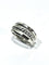 Bague 53 David Yurman - Bague articulée à trois anneaux en argent et diamants 58 Facettes