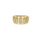 Bague 53 Bague en or jaune et or gris , diamants 58 Facettes CAN12052
