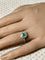 Bague 51 Bague début XXe émeraude et diamants 58 Facettes 205